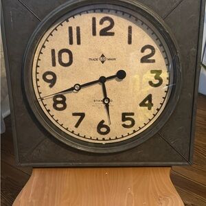 Classic Black and White Wall Clock